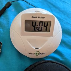 Sonic Alert SBP100 Portable Loud Vibrating Alarm Clock