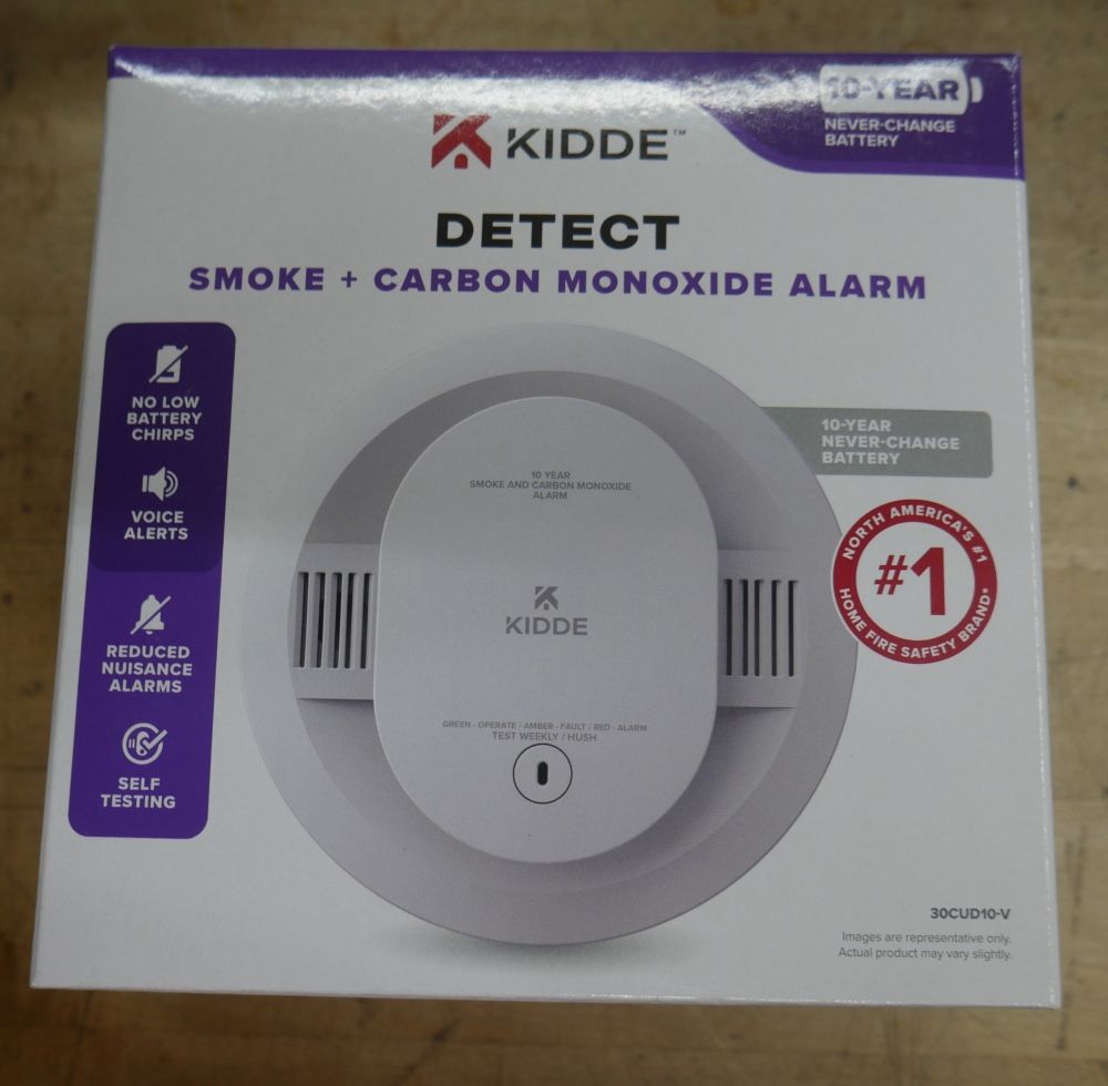 New Kidde Smoke+Carbon Monoxide Alarm #30cud10-v