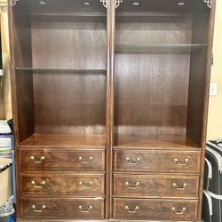 Two-piece cabinet