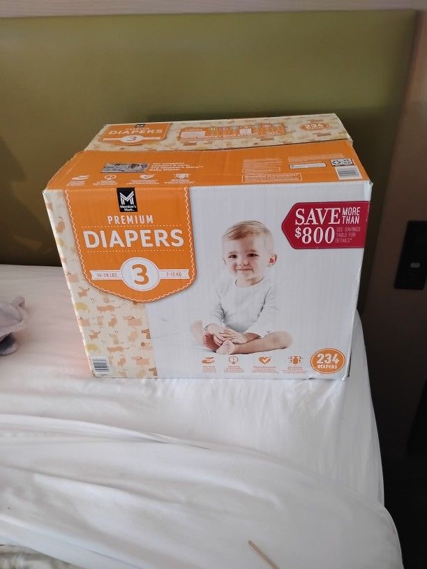 Members Mark Size 3 Diapers
