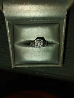 Princess Cut Diamond Ring With Band Was Purchased At Lee Michaels