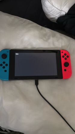 Nintendo switch 1 with accessories and sim card