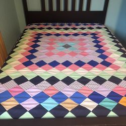 Very Cool Handmade Polyester Bedspread Queen