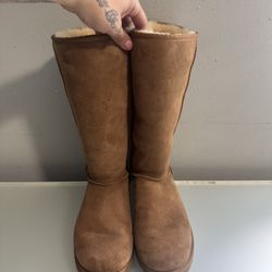 UGG Classic Tall II Boots — Women’s Size 12 — Chestnut — Good Condition — $105