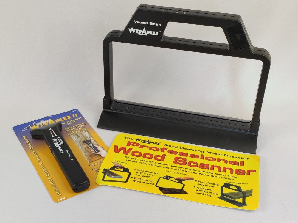 Little Wizard II & Professional Wood Scan Wizard Metal Detectors Woodshop Tools