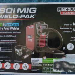 Lincoln Electric WELD-PAK 120-Volt 120-Amp Mig Flux-cored Wire Feed Welder