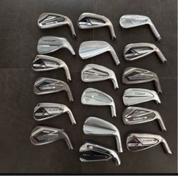 Mixed Golf Iron 29 Heads Cobra Titleist Ping Lot