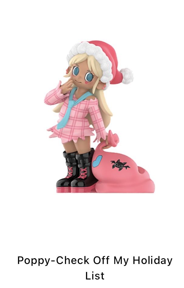 Peach Riot Holiday Mixtape Poppy-Check Off My Holiday List Pop Mart