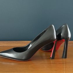 Louboutin Black Leather Pumps