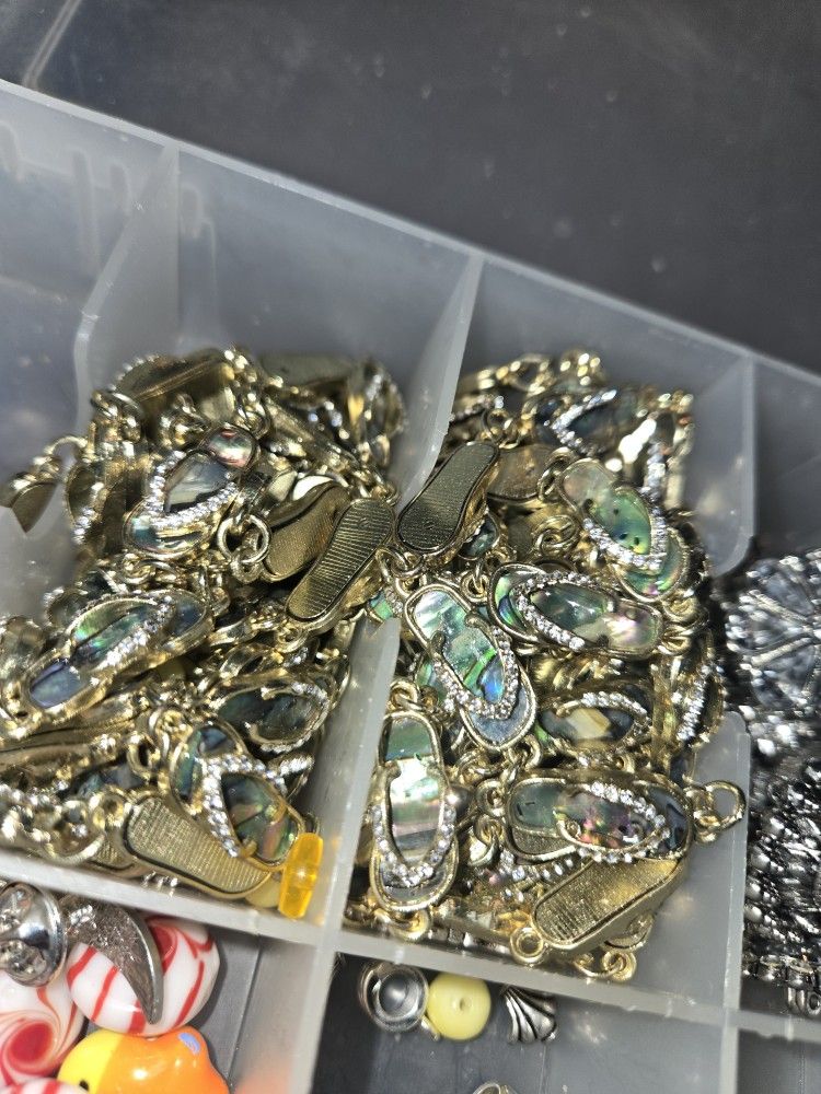 Bundle Of Jewelry Making Charms/beads Selling Together