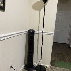 Tower Fan And Lamp