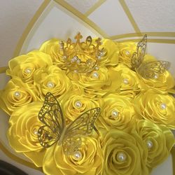 Yellow Eternal Roses 