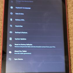 Amazon Fire HD 8 Tablet with Standing Rugged Case