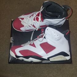 Jordan 6 Carmine 2021 Release Size 14