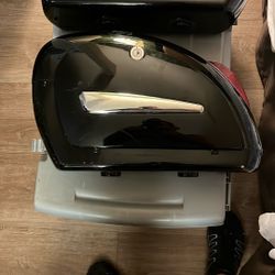 Hard Motorcycle Saddle Bags And Seat