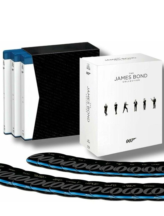 James Bond Movies. Blue Ray Collection. Colección De Películas De James Bond