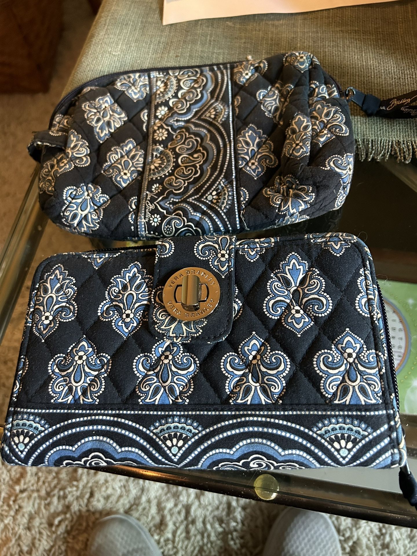 Vera Bradley Wallet & cosmetic bag