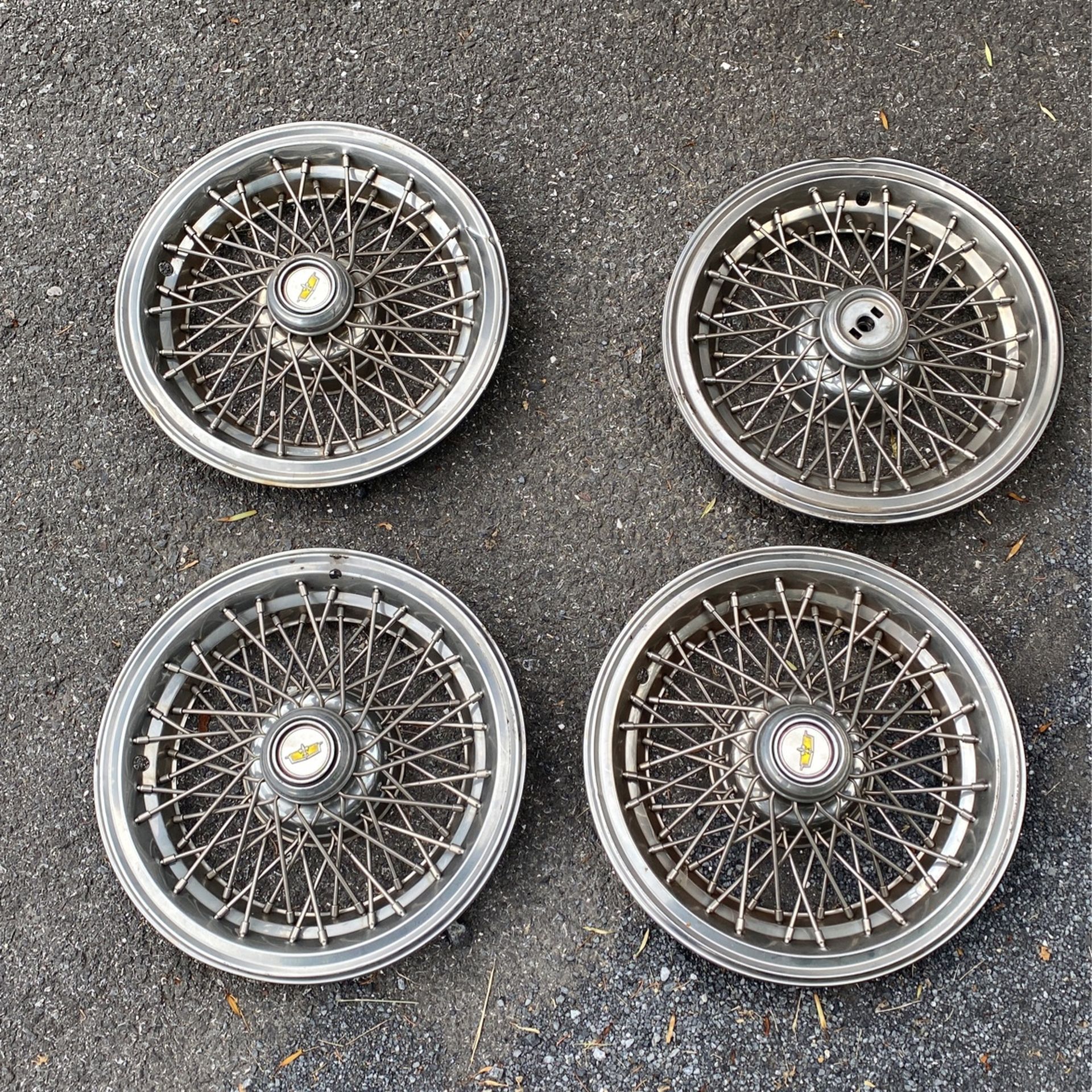 Vintage Buick hubcaps