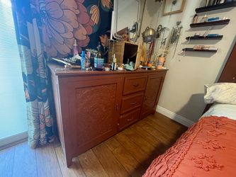 Boho Wooden Dresser