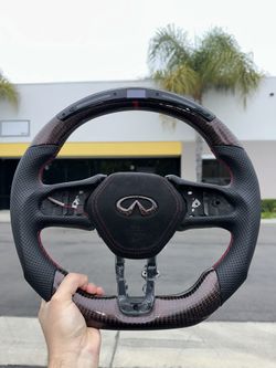 Infiniti Q60 Carbon Fiber Steering Wheel