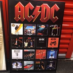 AC/DC framed Poster