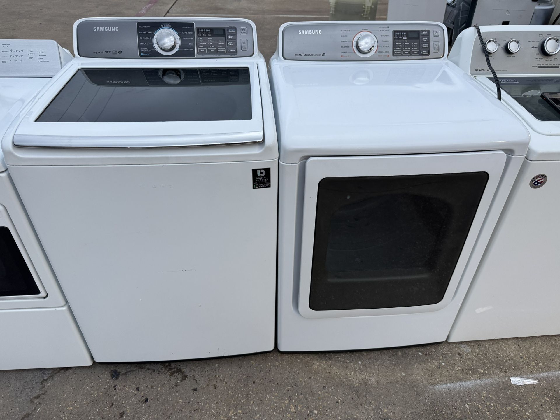 Samsung Washer And Samsung Electric Dryer
