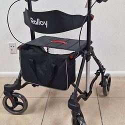 Rolloy Ultra Compact Master Rollator Walker, a lightweight and portable walking assistant