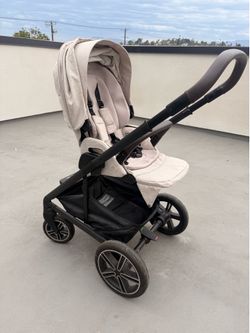 Nuna mixxx stroller + PIPA AIR CAR SEAT Biscotti color *rare*