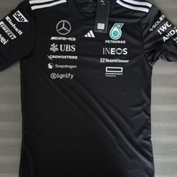 Men’s Adidas Black Mercedes AMG Team Jersey