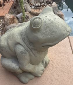 Gigantic Concrete Frog