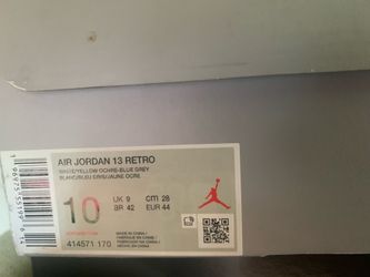Jordan retro 13 size 10