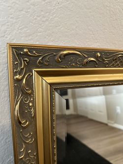 Vintage Beveled Glass Mirror