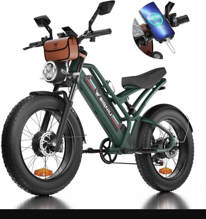 Bigniu Electric Bicycle Dual Motor 35mph