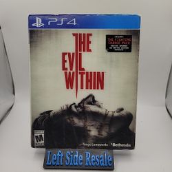 The Evil Within (Sony PlayStation 4, PS4 2014) - CIB with slip cover -