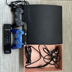 Playstation 3 W Controllers And Ps3 TV Controller