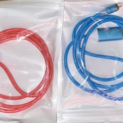 iPhone Charger Cable USB-A To Lightning  (Red/Blue) EACH.