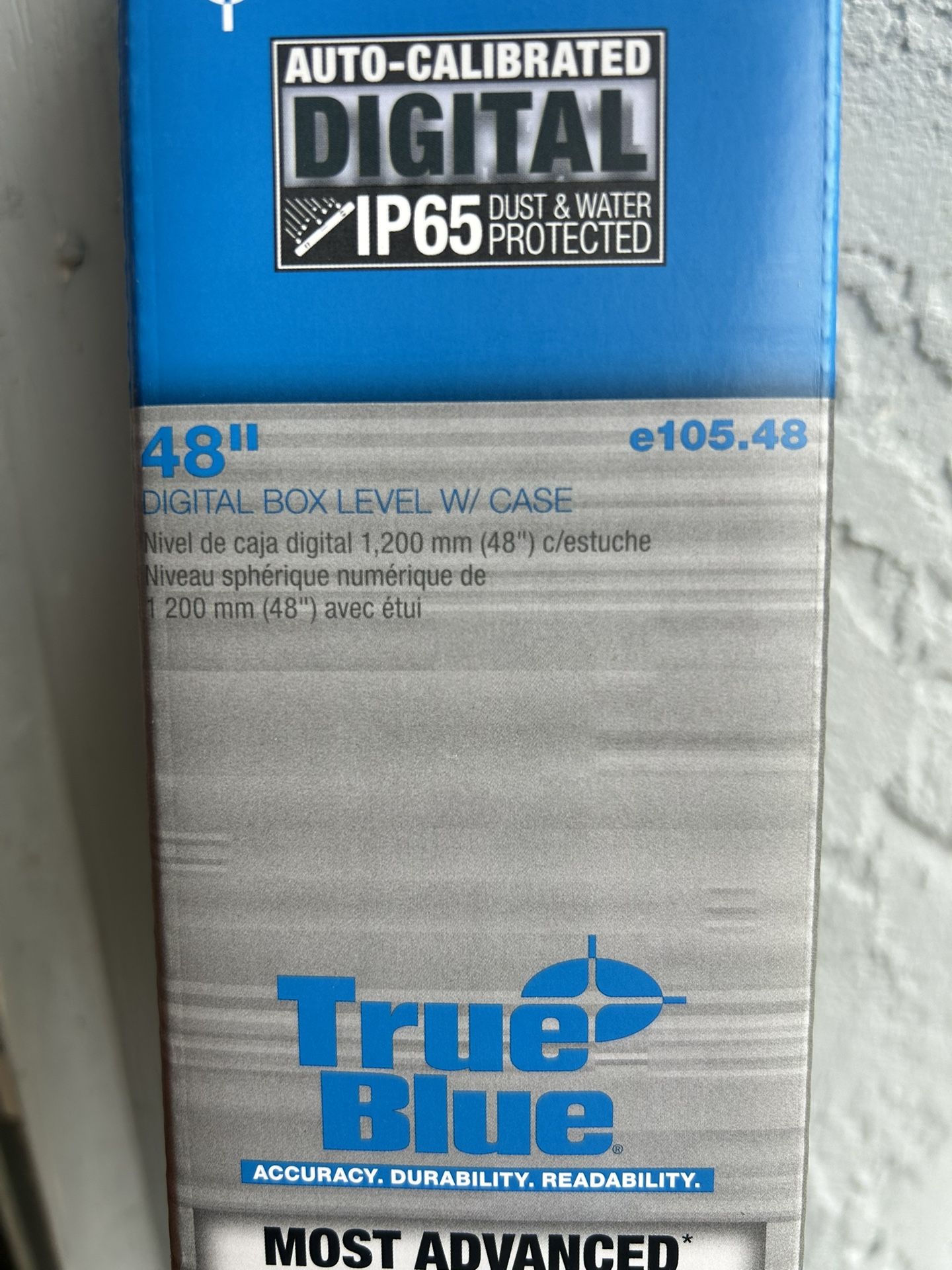 Empire 48” True Blue Digital Box Level With Case