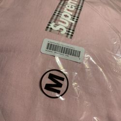 Pink Burberry Supreme Hoodie 