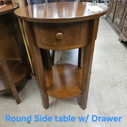 Table Sm Round Side TableWe are located at 2811 East Bell road. Another Time Around Furniture.
