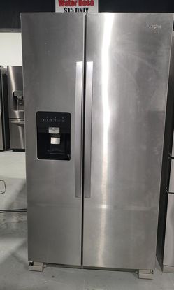 Whirlpool Side-by-Side Stainless Steel Refrigerator
