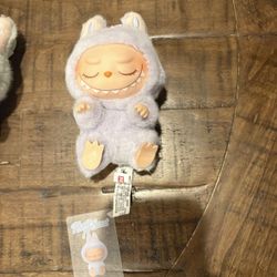 Labubu Have a Seat Edition Plush Keychain USA - ZIZI (Confirmed Figure).