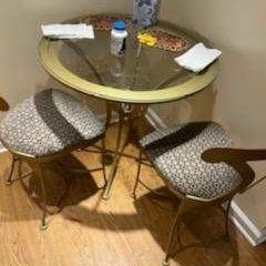 Glass Table And Chairs