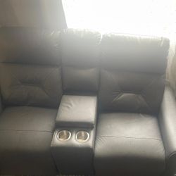 Couch Sofa with side Tables