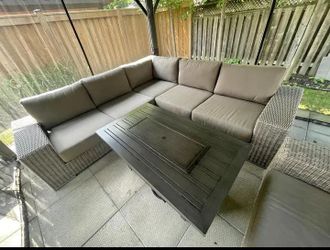 Lotus Patio Set - Sectional + Club Chair