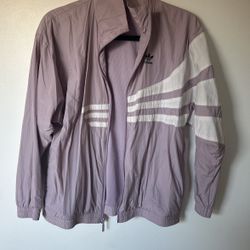 The adidas Women's Atlanta Cutline Loose Nylon Windbreaker Jacket​