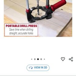 Milescraft 1318 DrillMate Portable Drillling Guide – Precision Drilling Jig Attachment for Drilling Angled or Straight Holes, Adjustable Drill Guide A