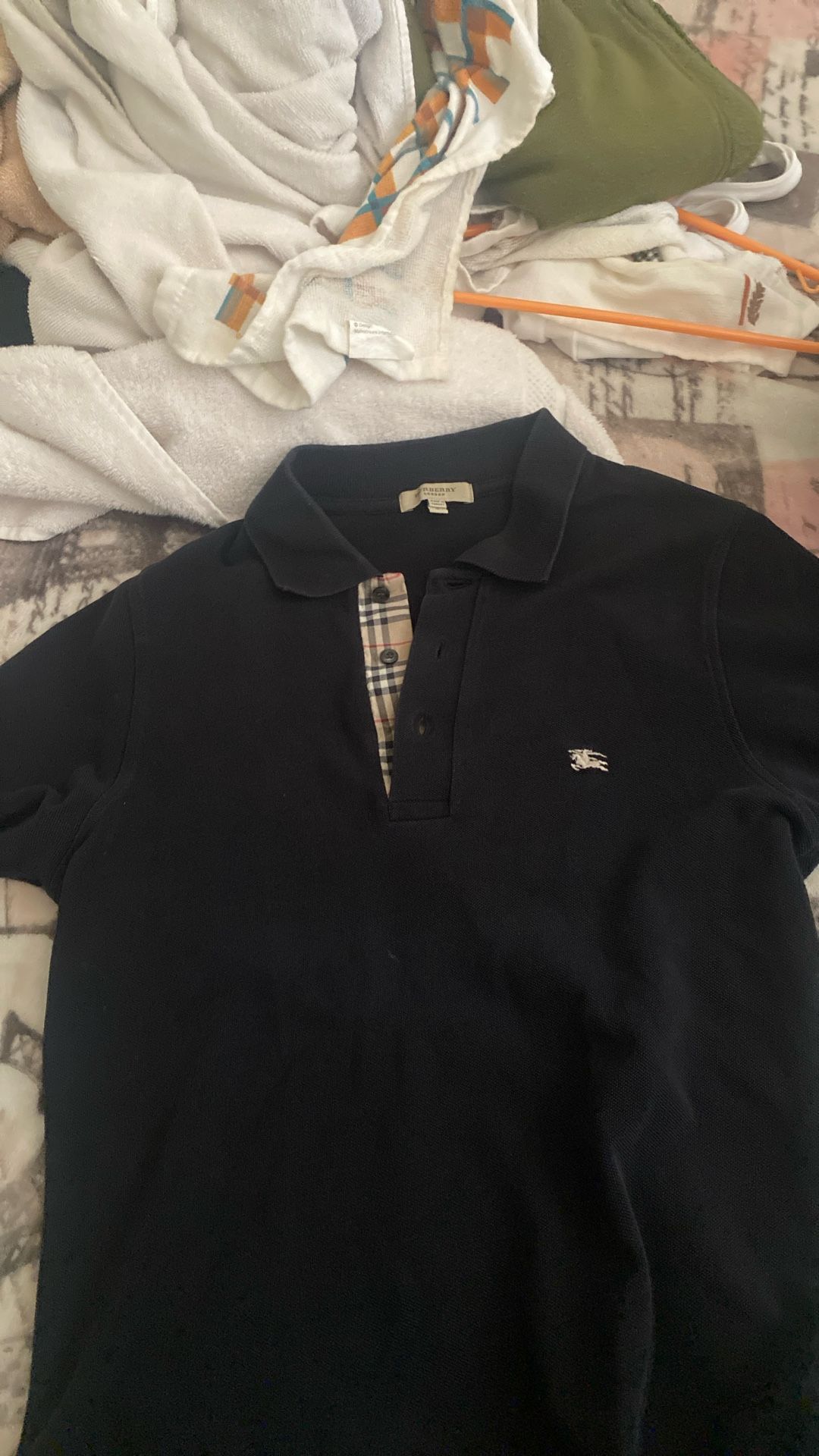 Burberry long sleeve polo