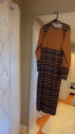 Women's Dress Brown Color 