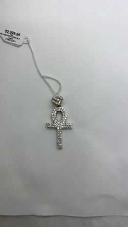 Ankh Diamond Charm