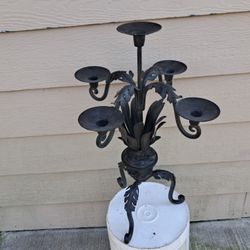 Vintage C candelabro  De Metal